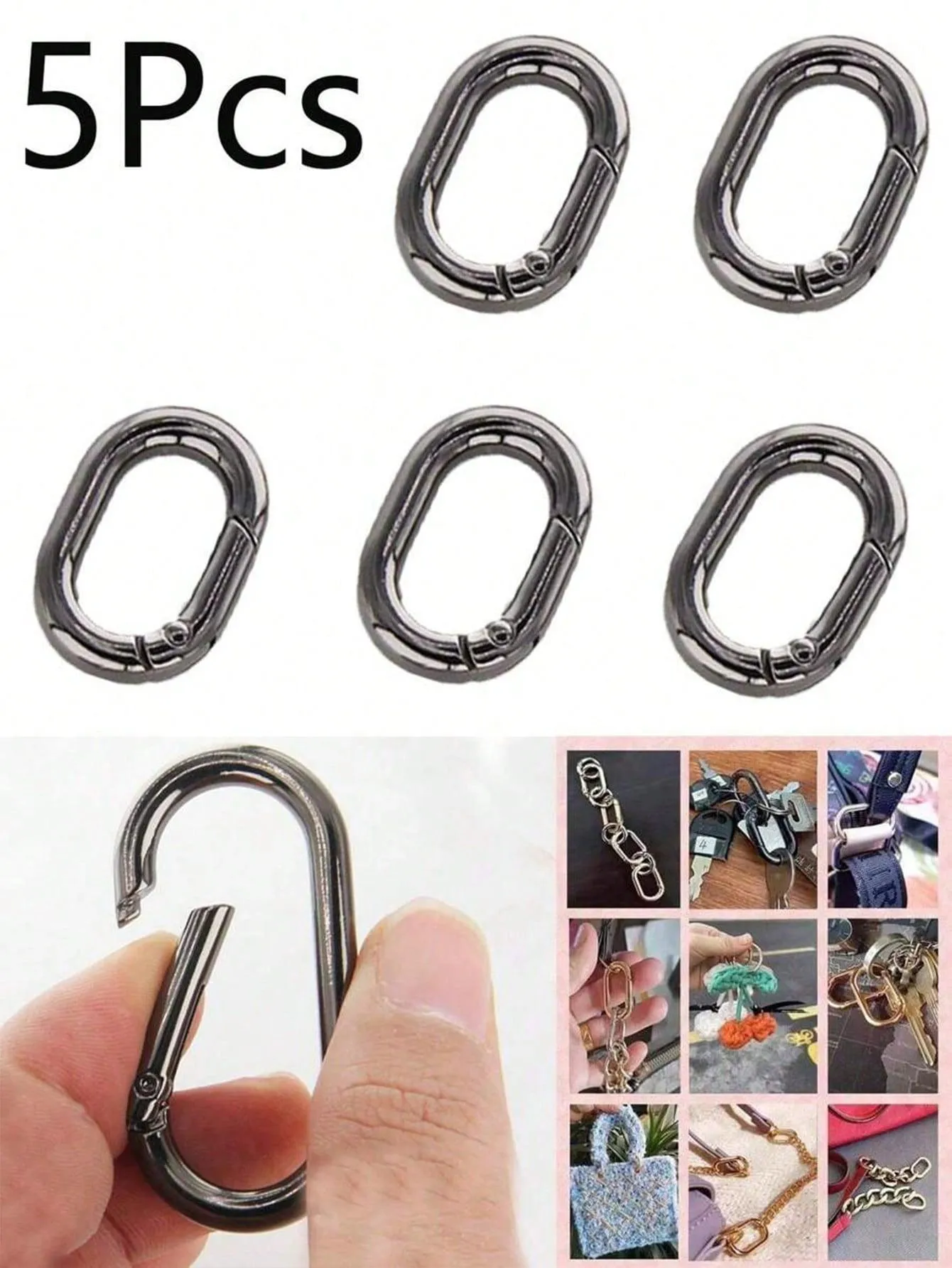 BagForLove - Delicate Metal Oval Can Be Opened Luggage Hardware