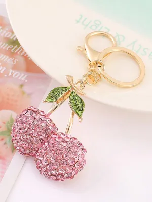 BagForLove - Large Crystal Keychain Pendant with Glittery Finish