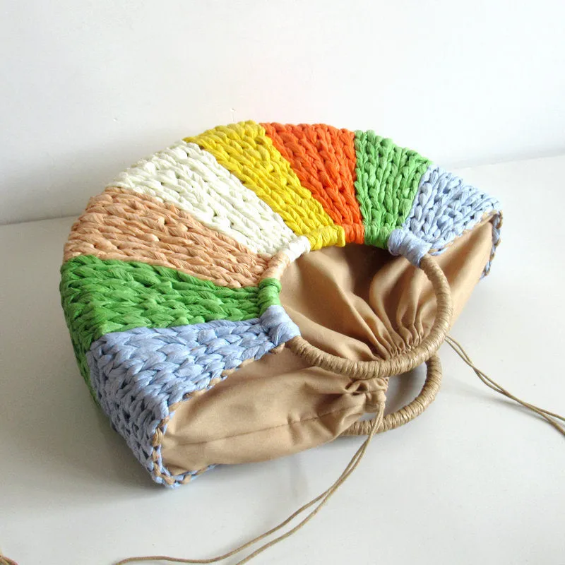 Bags High-capacity Casual Contrast Low-priced Patchwork