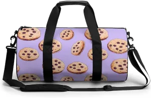 Baked Cookies Novelty Large Duffel Bag Lightweight Gym Bag Travel Tote Bags