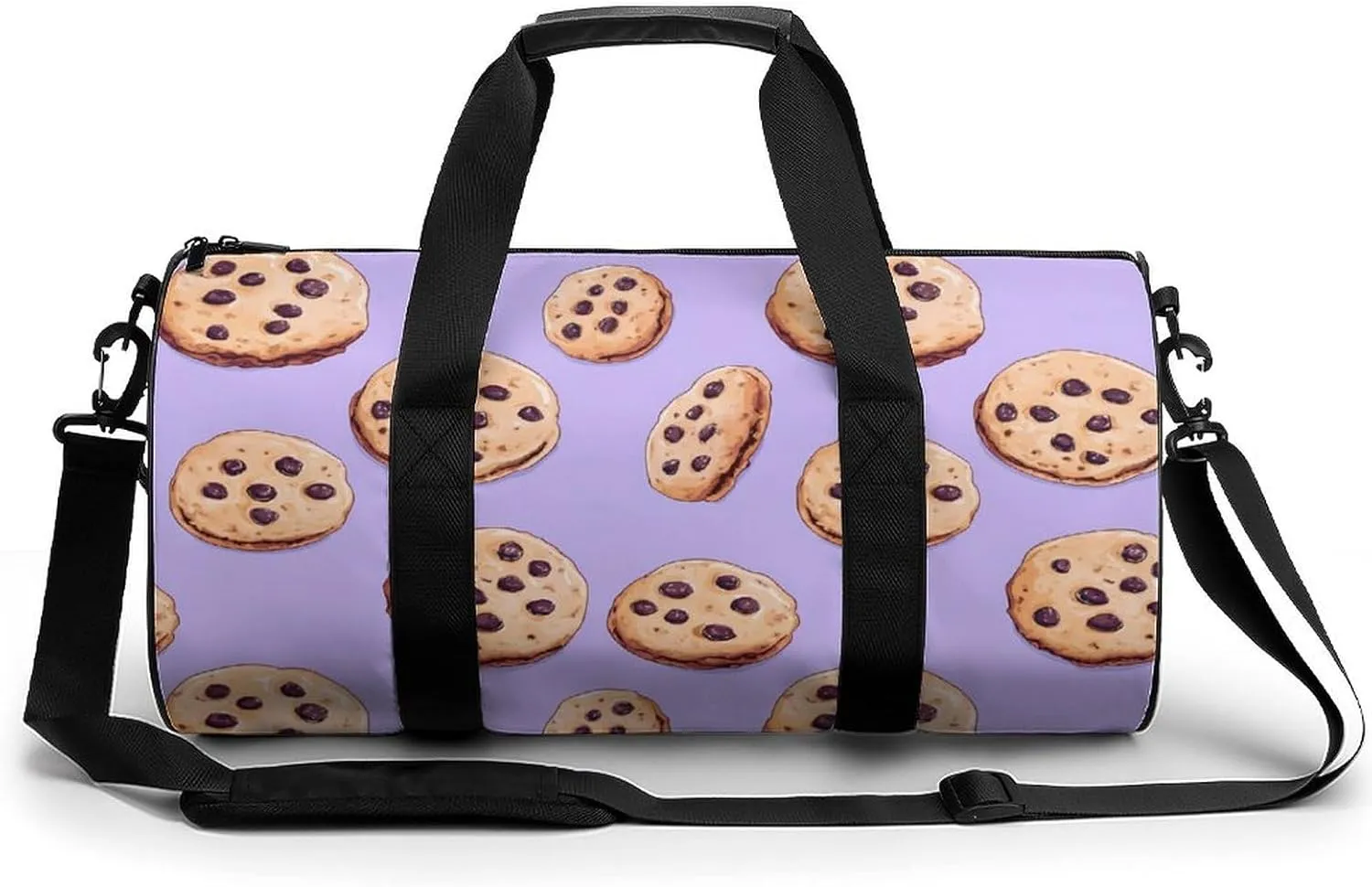 Baked Cookies Novelty Large Duffel Bag Lightweight Gym Bag Travel Tote Bags