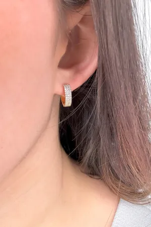 B.b. Lila Huggie Hugs Earrings