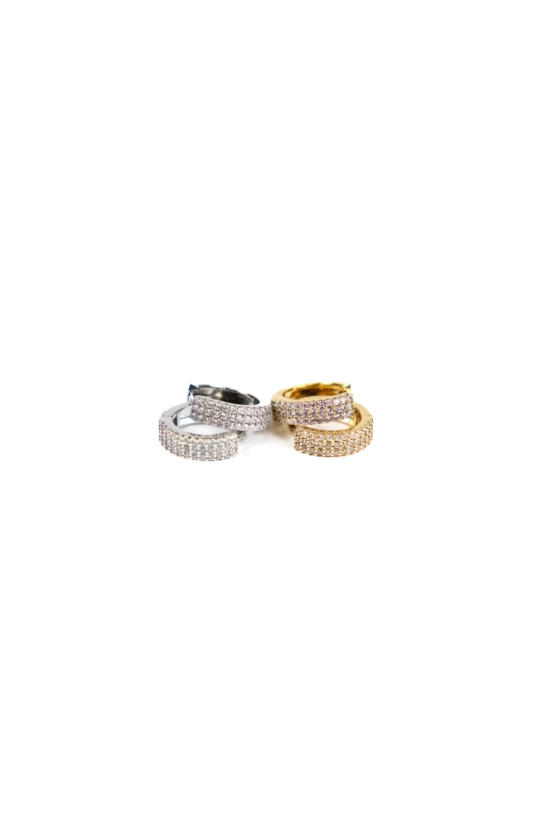B.b. Lila Huggie Hugs Earrings