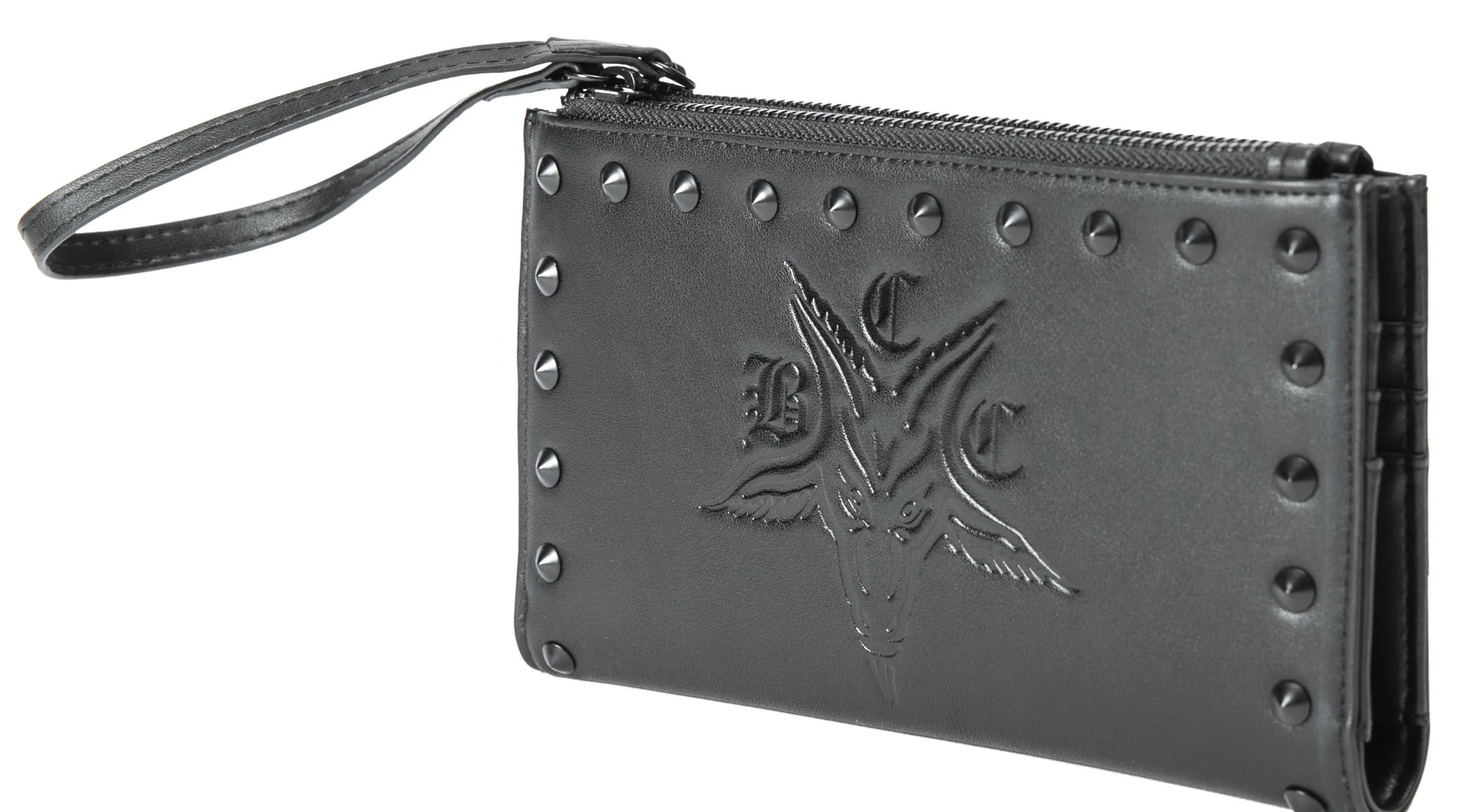 BCC goat wristlet pouch