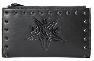 BCC goat wristlet pouch