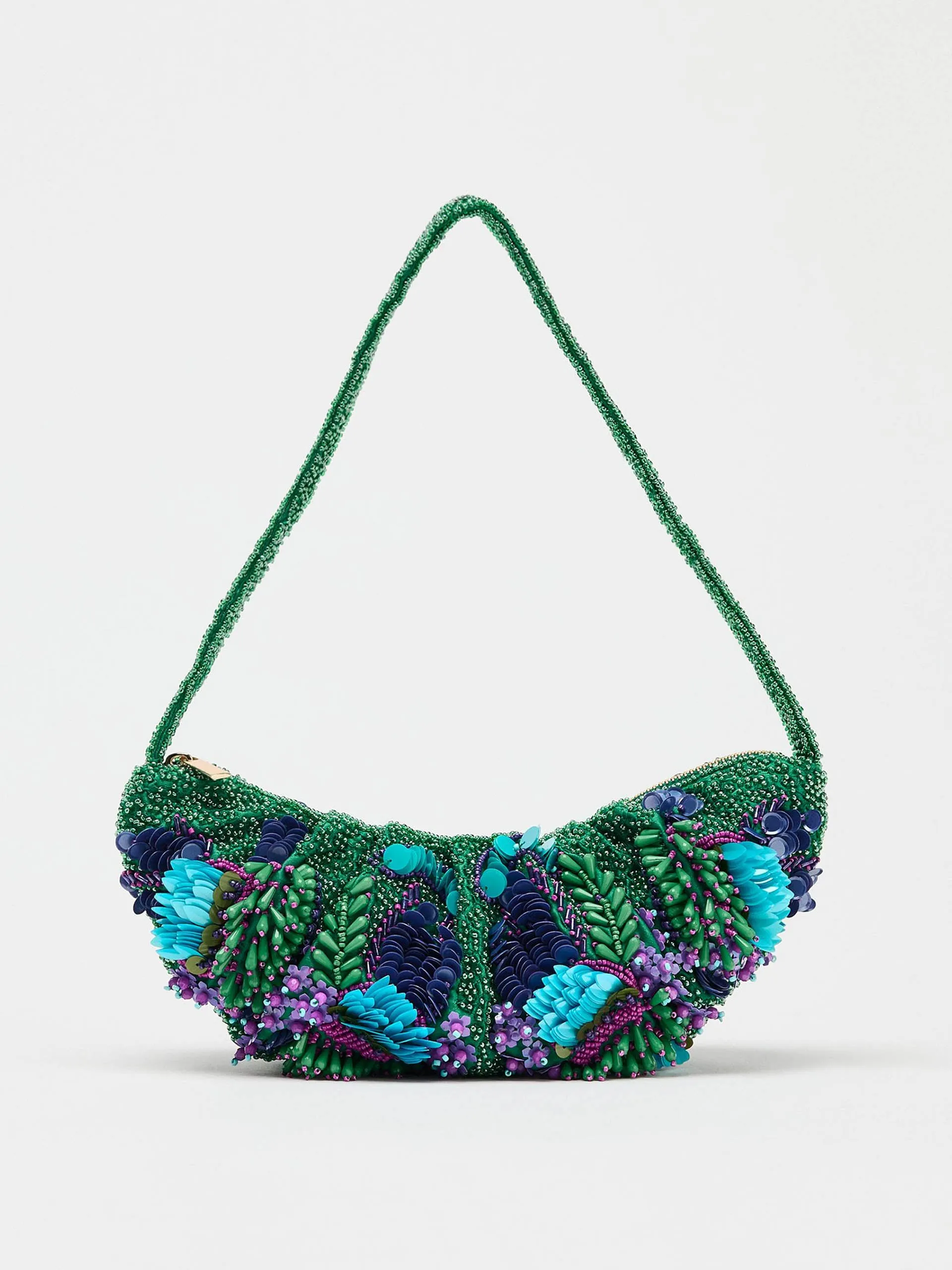 Beaded shoulder bag