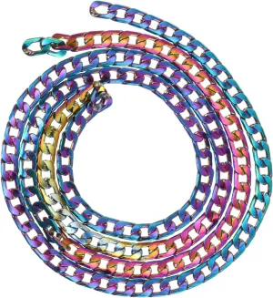 BEBEMOKO Sturdy Iron Shoulder Bag Handbag Chain Silver Bag Chain Extension Fashion Decor DIY Accessory Random