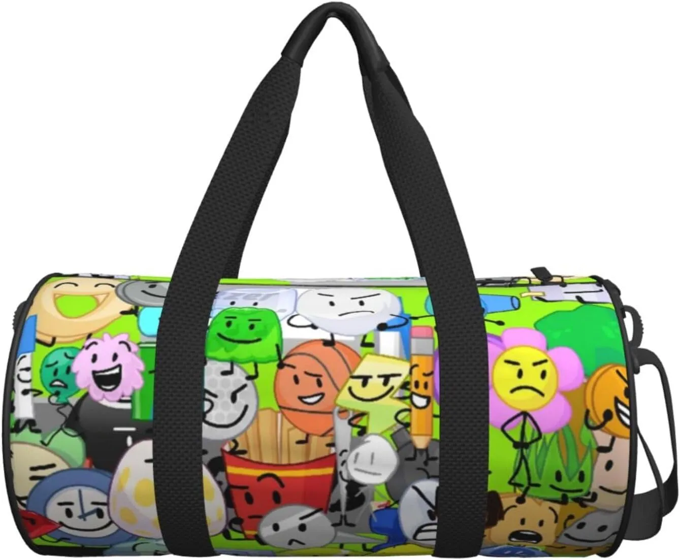 Bfdi-Battle for Dream Island Duffel Bags,Traveling Sports Gym Bags for Men and Women