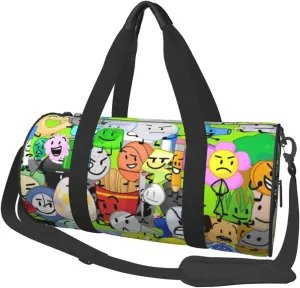 Bfdi-Battle for Dream Island Duffel Bags,Traveling Sports Gym Bags for Men and Women