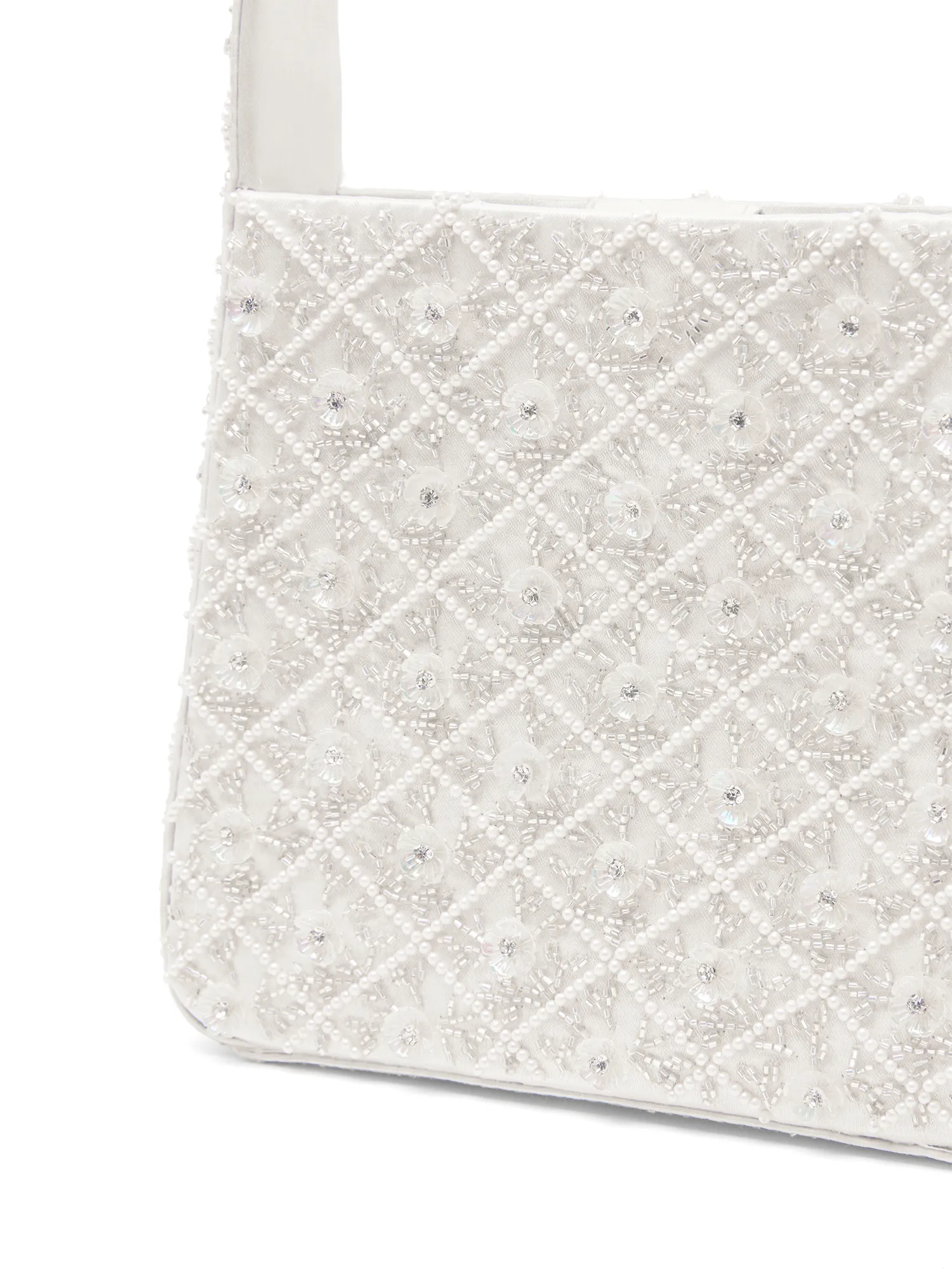 Bridal Ivory Rose Handbag