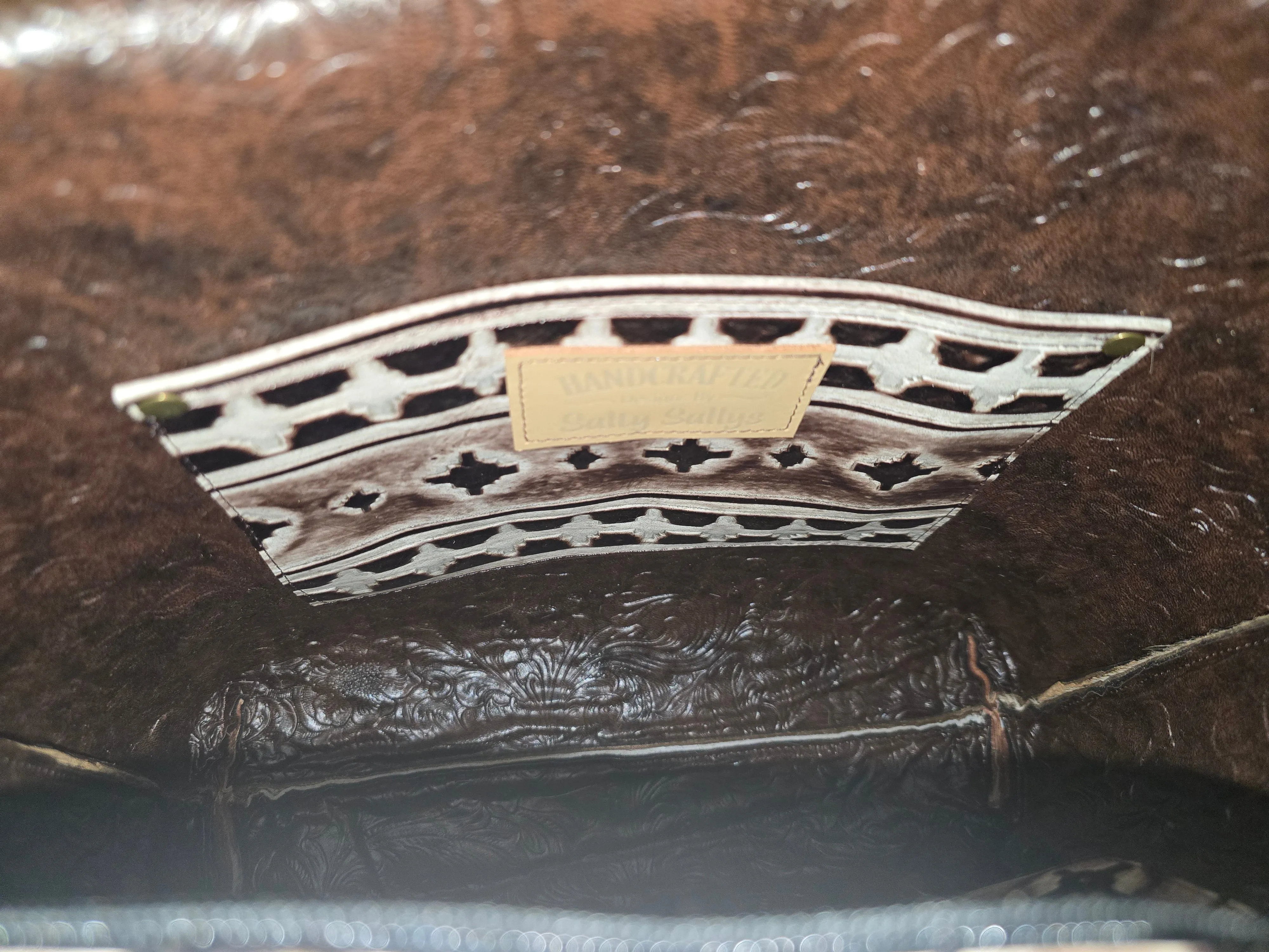 Bronze Cowhide Sally Bag