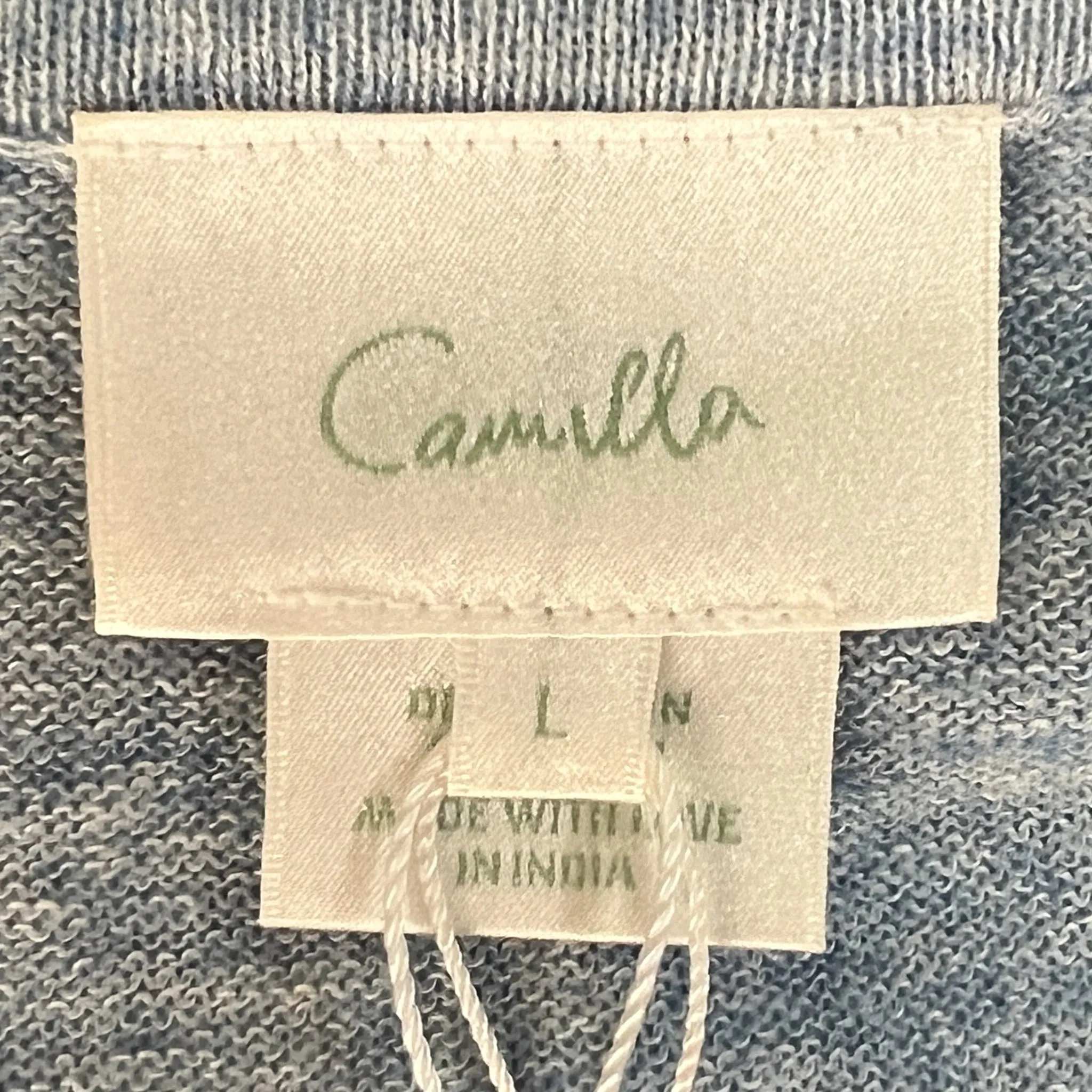 Camilla 'Lover's Retreat' Loose Fit Silk & Knit Jumper Large ~ AU14 [NEW]