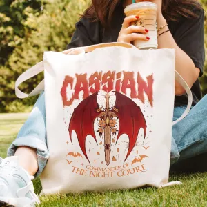 Cassian Tote Bag – Night Court Warrior