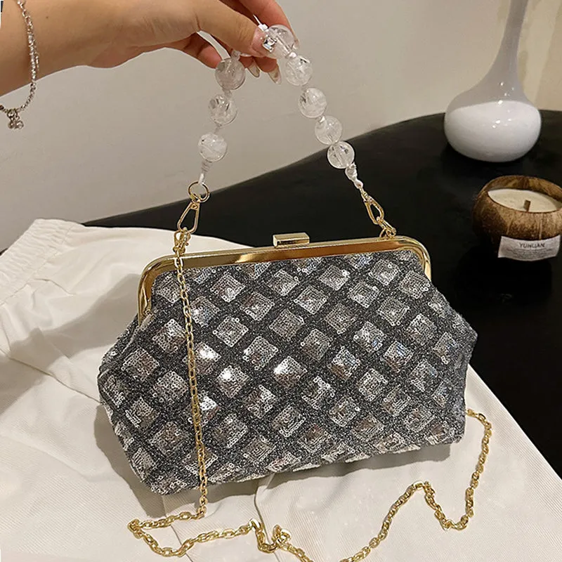 Casual Bags(6 Exclusive offerings Colors) Patchwork Chains Sequins 7月24日 support Daily