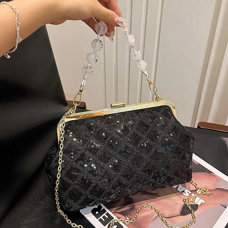 Casual Bags(6 Exclusive offerings Colors) Patchwork Chains Sequins 7月24日 support Daily
