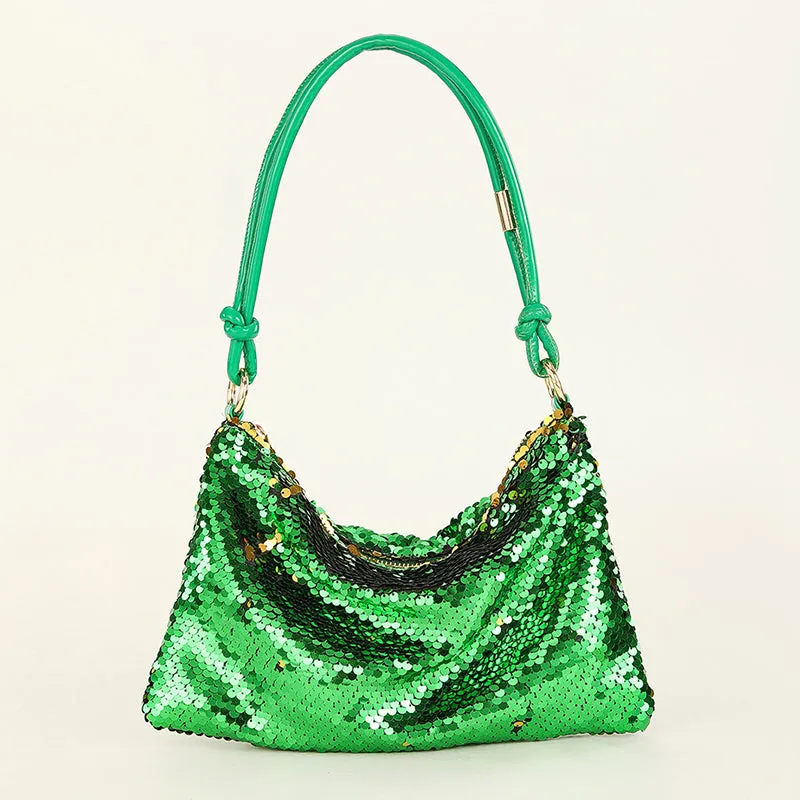 Casual Solid Sequins All-inclusive selection Patchwork Bags Risk-free returns
