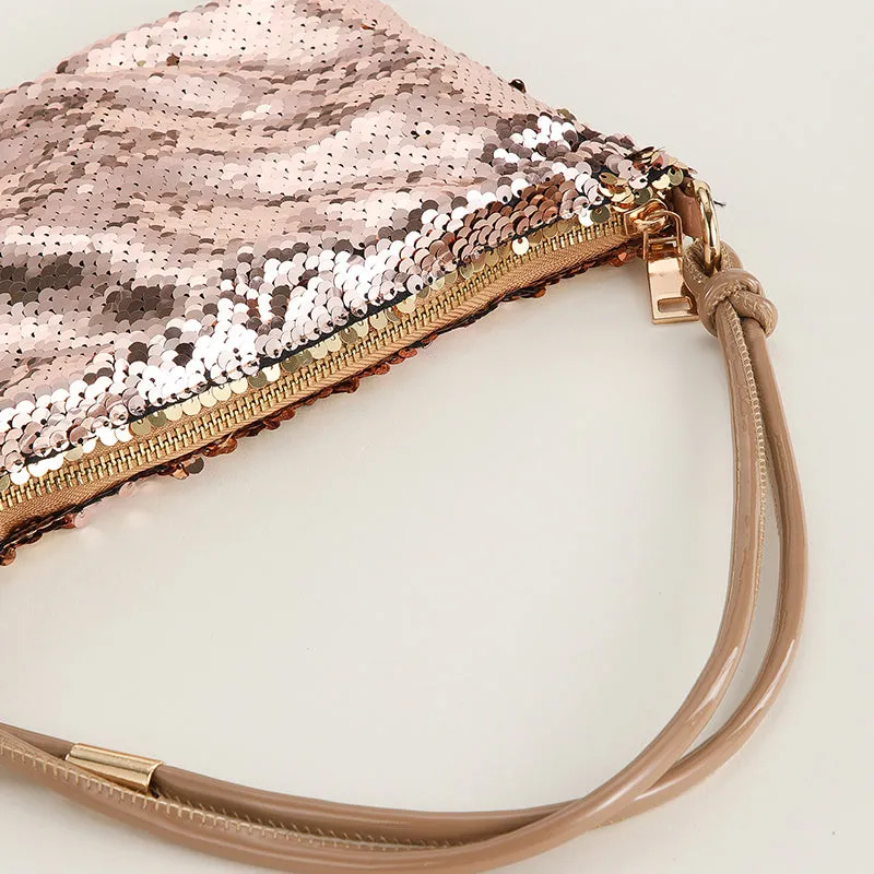 Casual Solid Sequins All-inclusive selection Patchwork Bags Risk-free returns