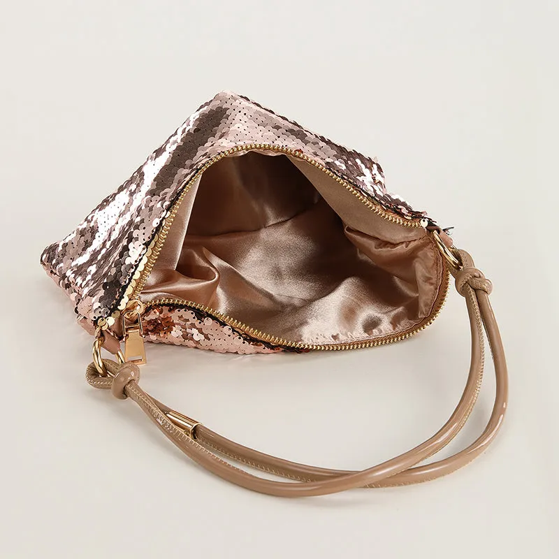 Casual Solid Sequins All-inclusive selection Patchwork Bags Risk-free returns