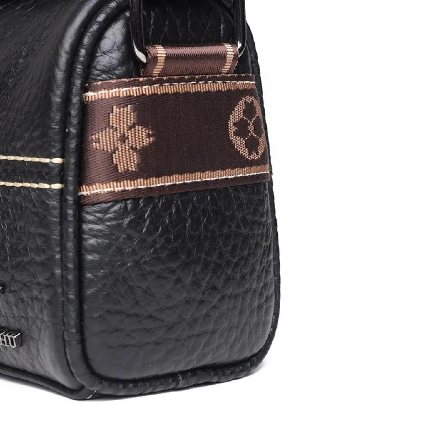 Chic Contrast Luxury Leather Crossbody Bag