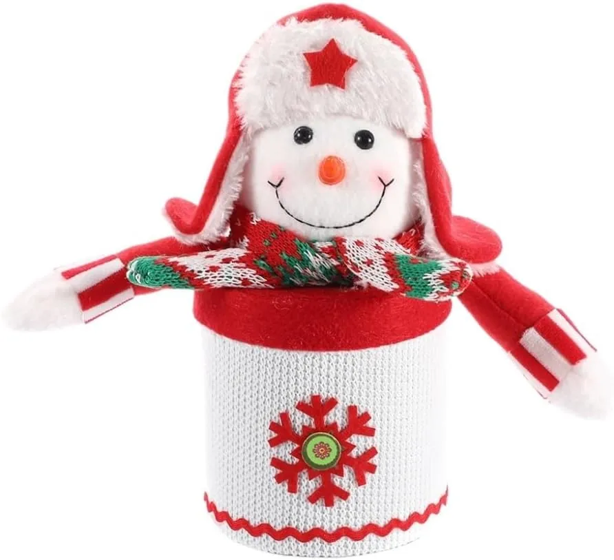 Christmas Tote Bag Christmas packaging box Christmas doll decoration candy box ritual cartoon gift box Bolsas de Regalo de Navidad(Deer)