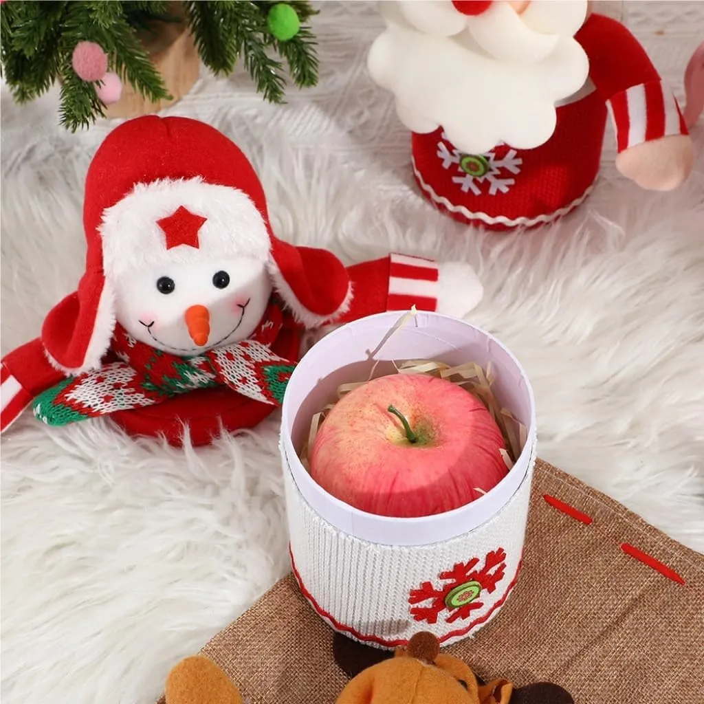Christmas Tote Bag Christmas packaging box Christmas doll decoration candy box ritual cartoon gift box Bolsas de Regalo de Navidad(Deer)