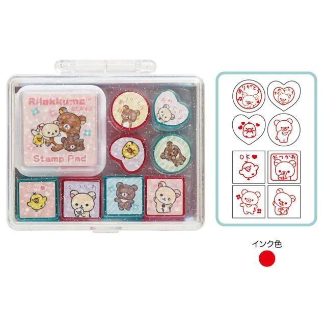 [Clearance]#[Rilakkuma] Stamp Set -S-Size - Standard  San-X Official Japan 2023