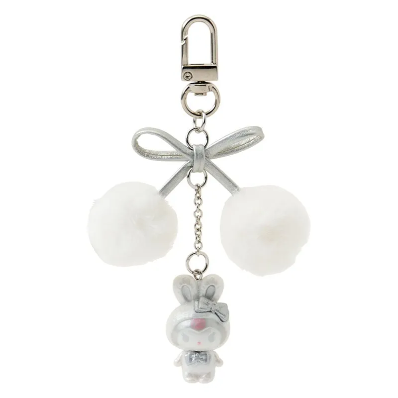 [Clearance]#[Sanrio] -Fuwa Fuwa Snow Rabbit Design Series- Keychain - Kuromi [DEC 2024] Sanrio Original Japan