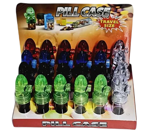 Colour Bullettop Pill Case