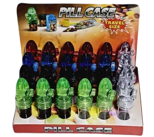 Colour Bullettop Pill Case