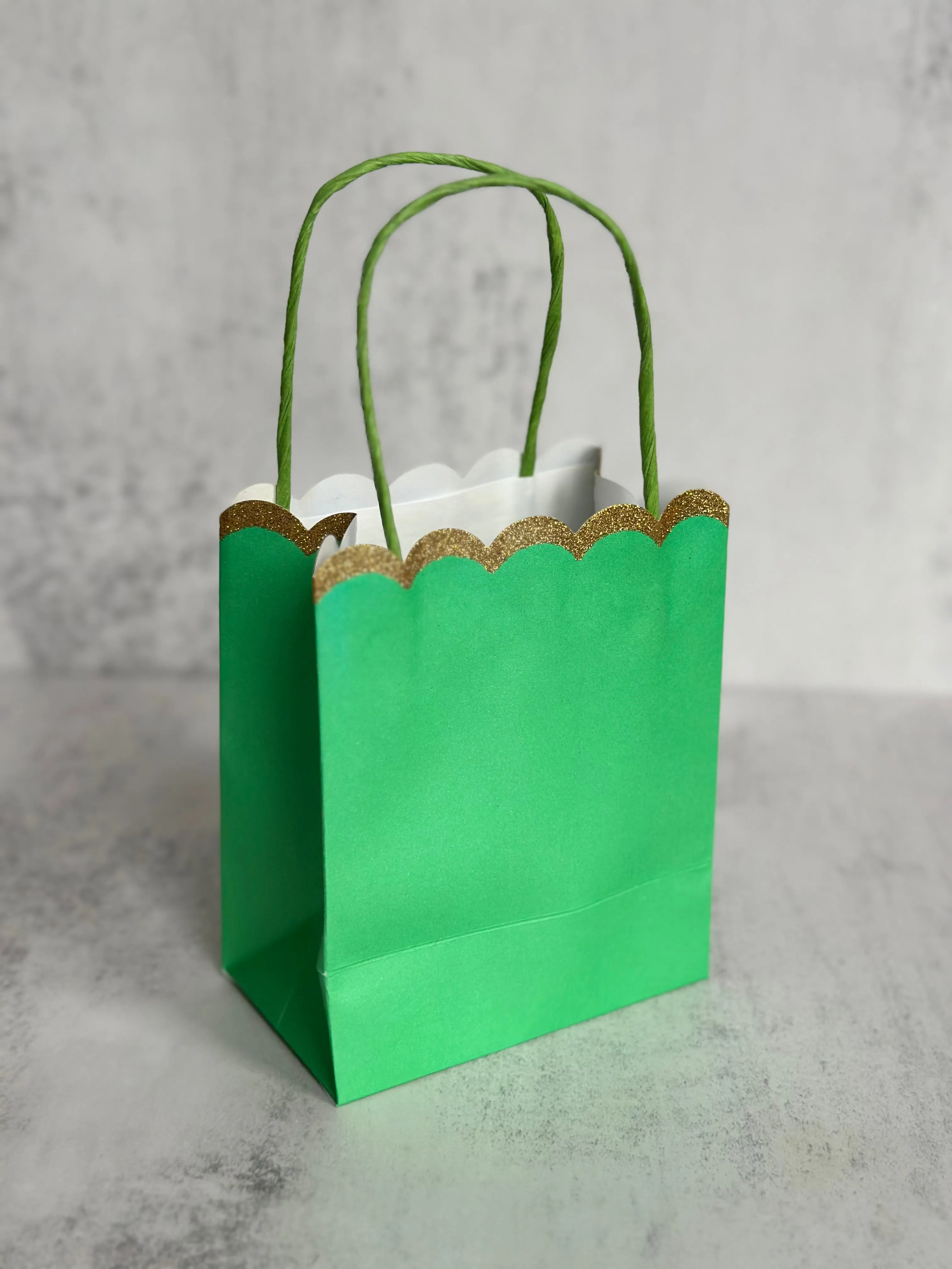 Colourful Scallop Edge Party Bags