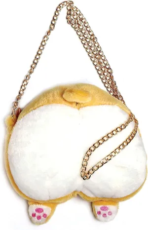 Corgi Butt Handbag Cute Animal Corgi Butt Chain Bags Puppy Shoulder Bag for Kids Girls Women Birthday Gift