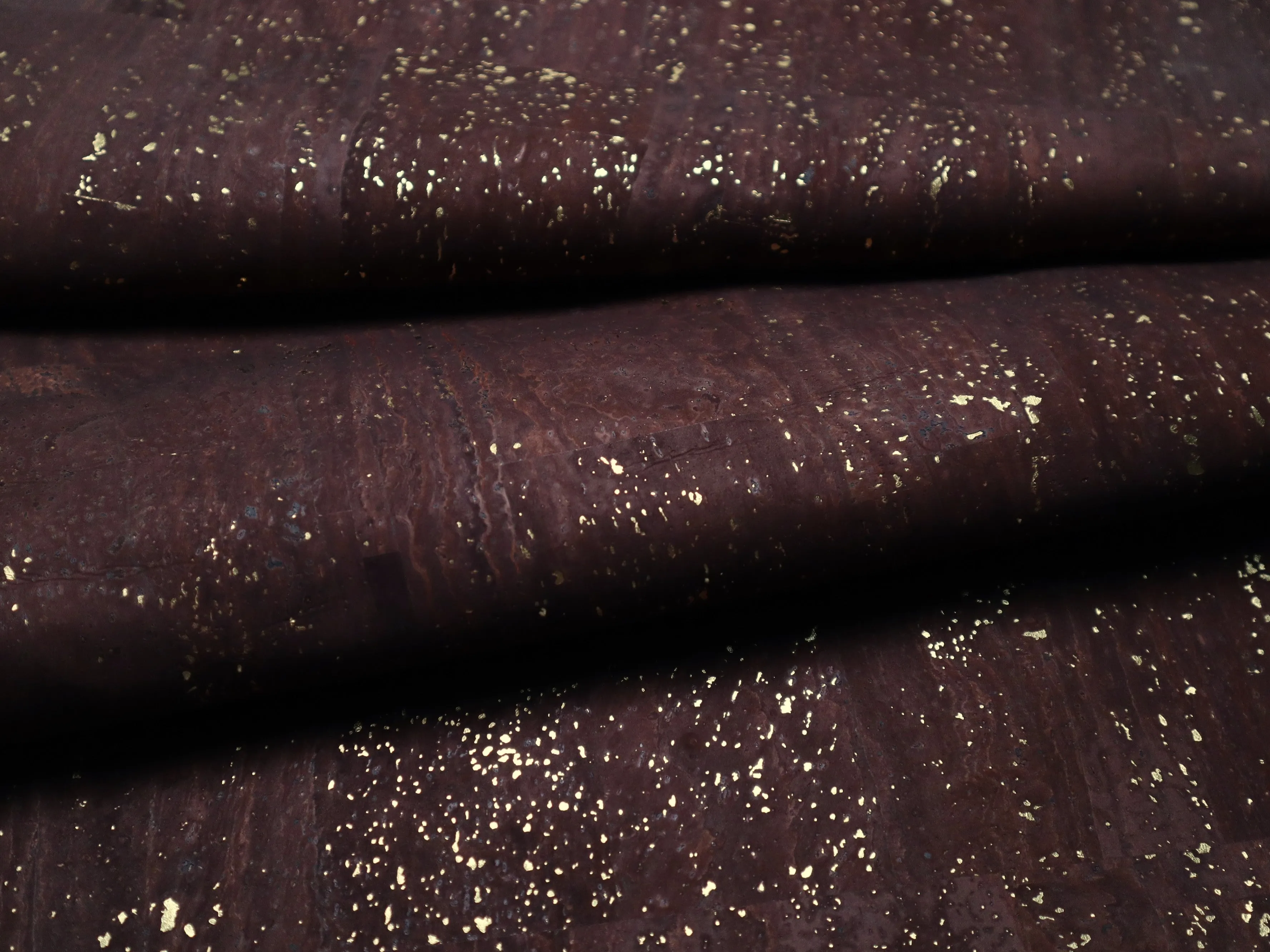 Cork Fabric Sheet - Gleaming Umber