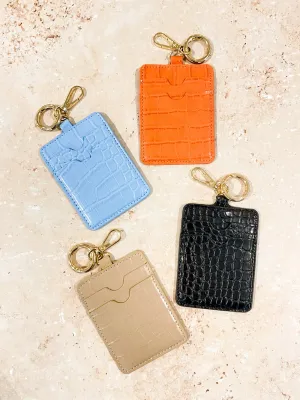 Croc Keyring Card Holder