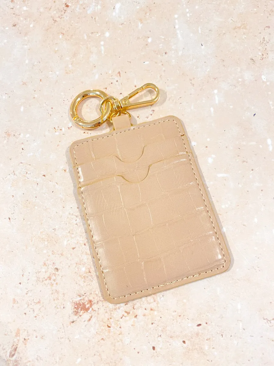 Croc Keyring Card Holder