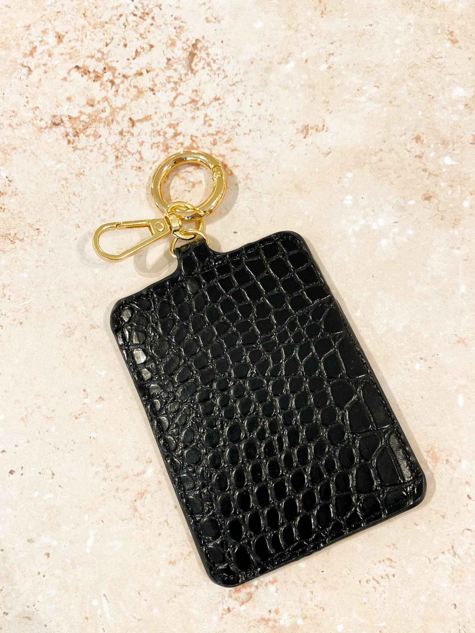 Croc Keyring Card Holder