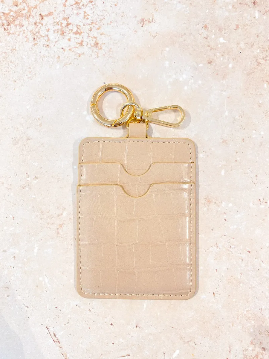 Croc Keyring Card Holder