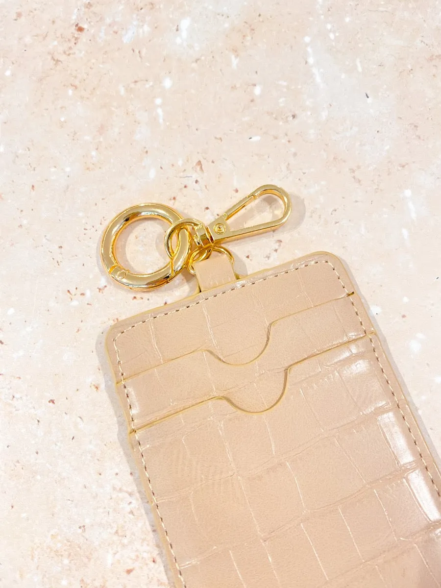 Croc Keyring Card Holder
