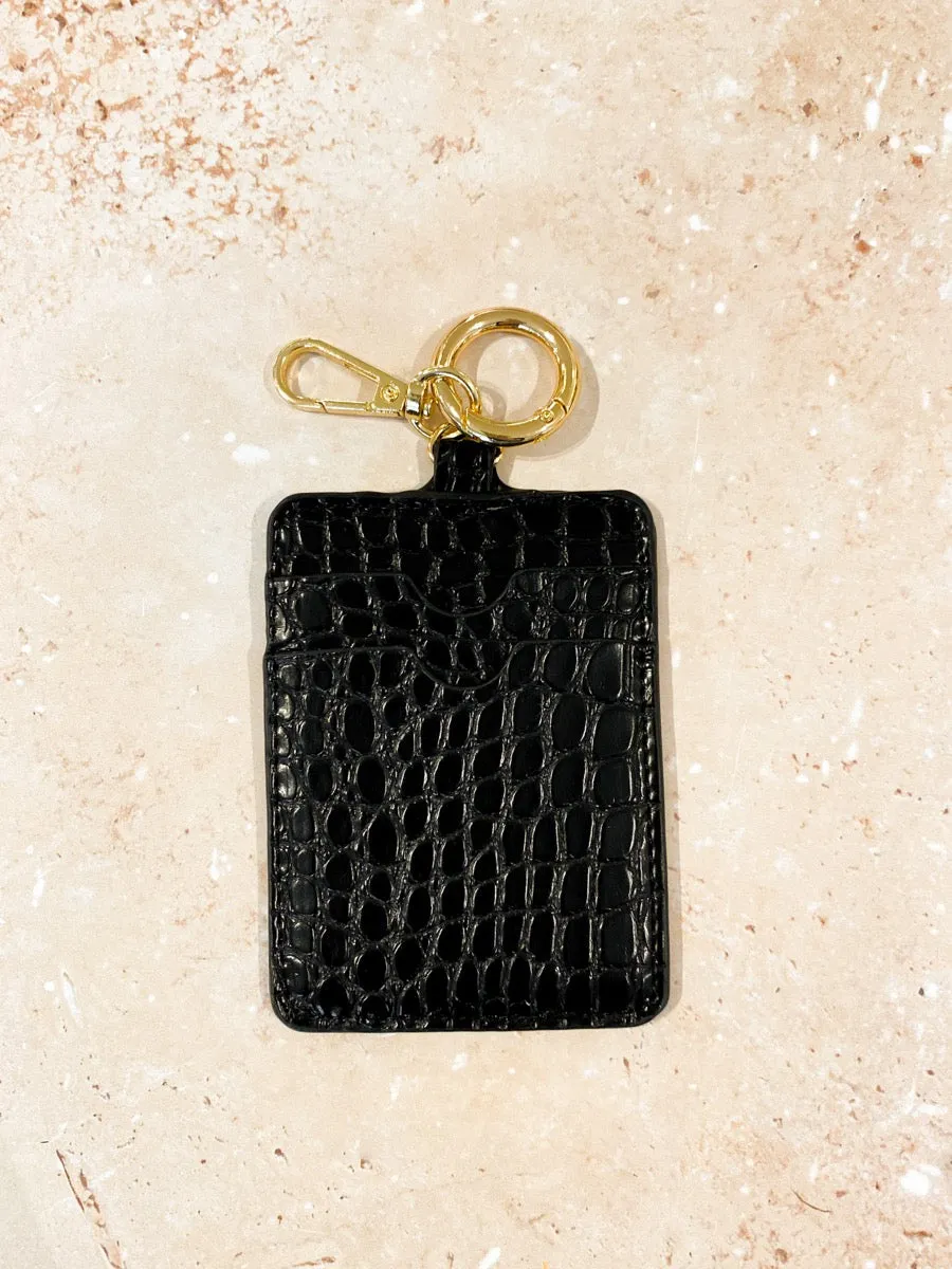 Croc Keyring Card Holder