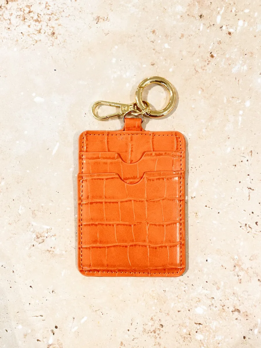 Croc Keyring Card Holder