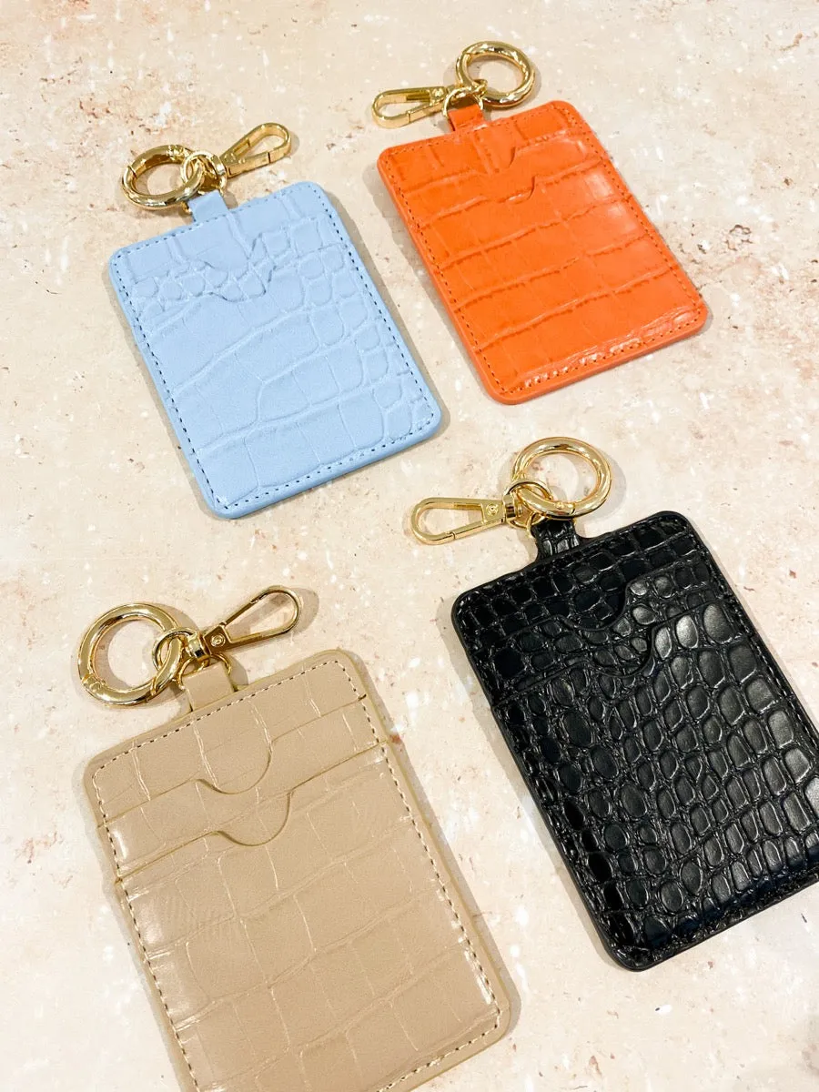 Croc Keyring Card Holder