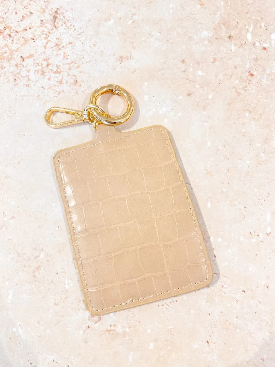 Croc Keyring Card Holder