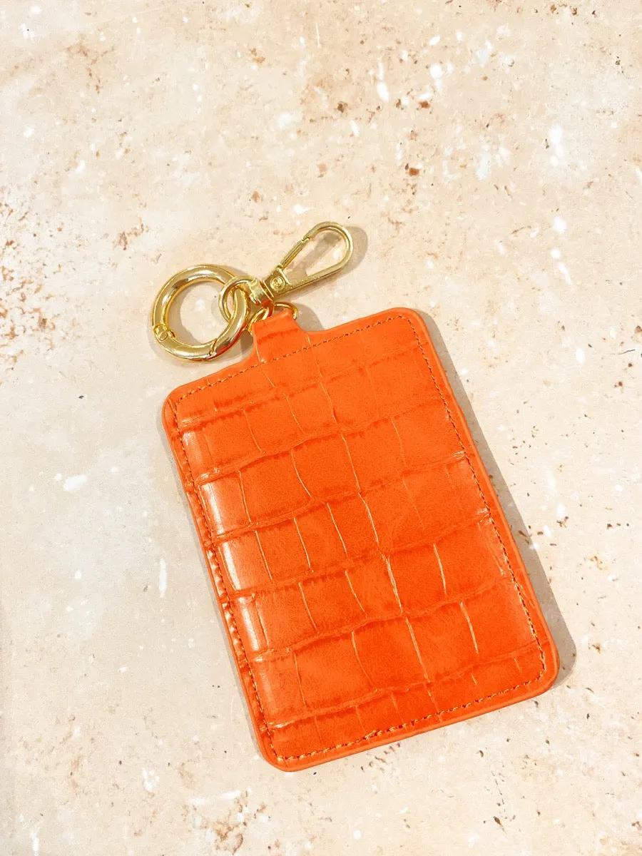 Croc Keyring Card Holder