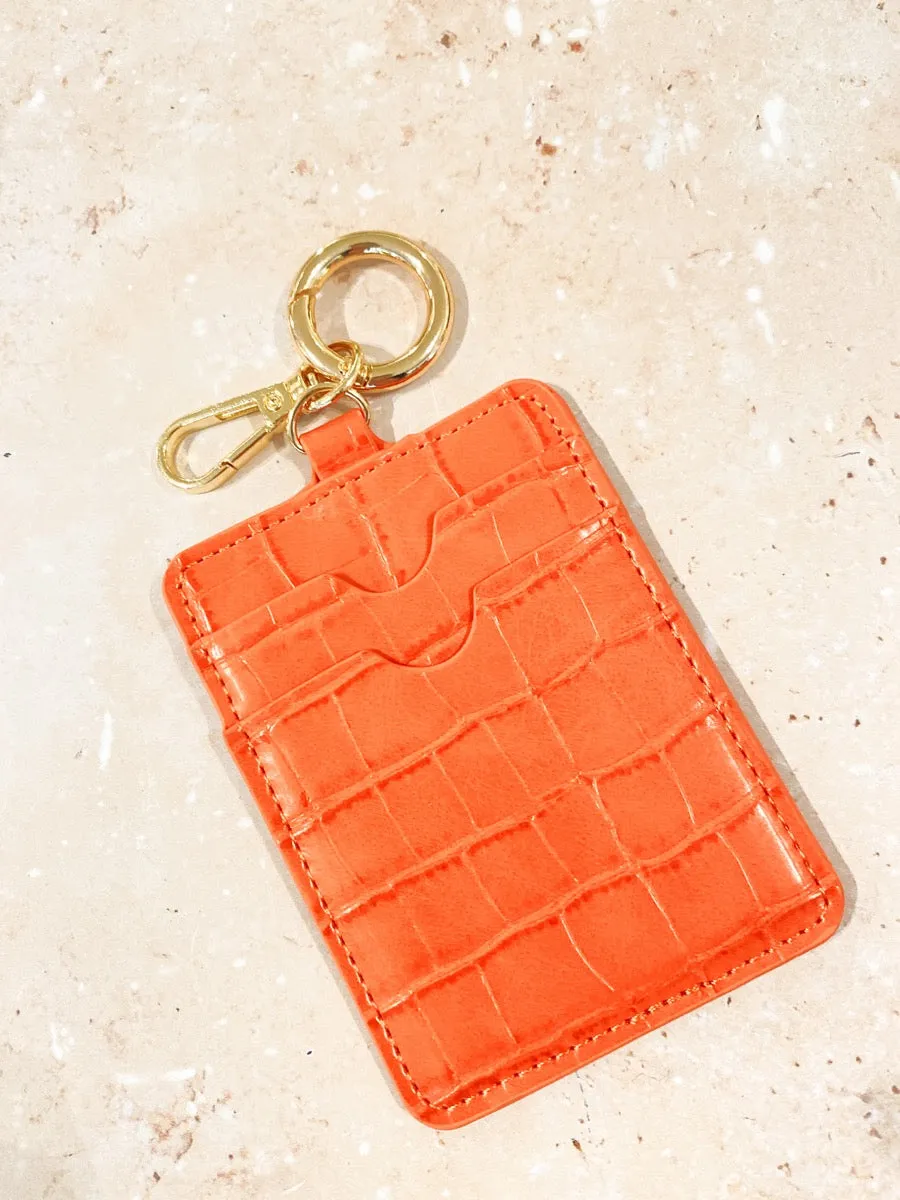 Croc Keyring Card Holder