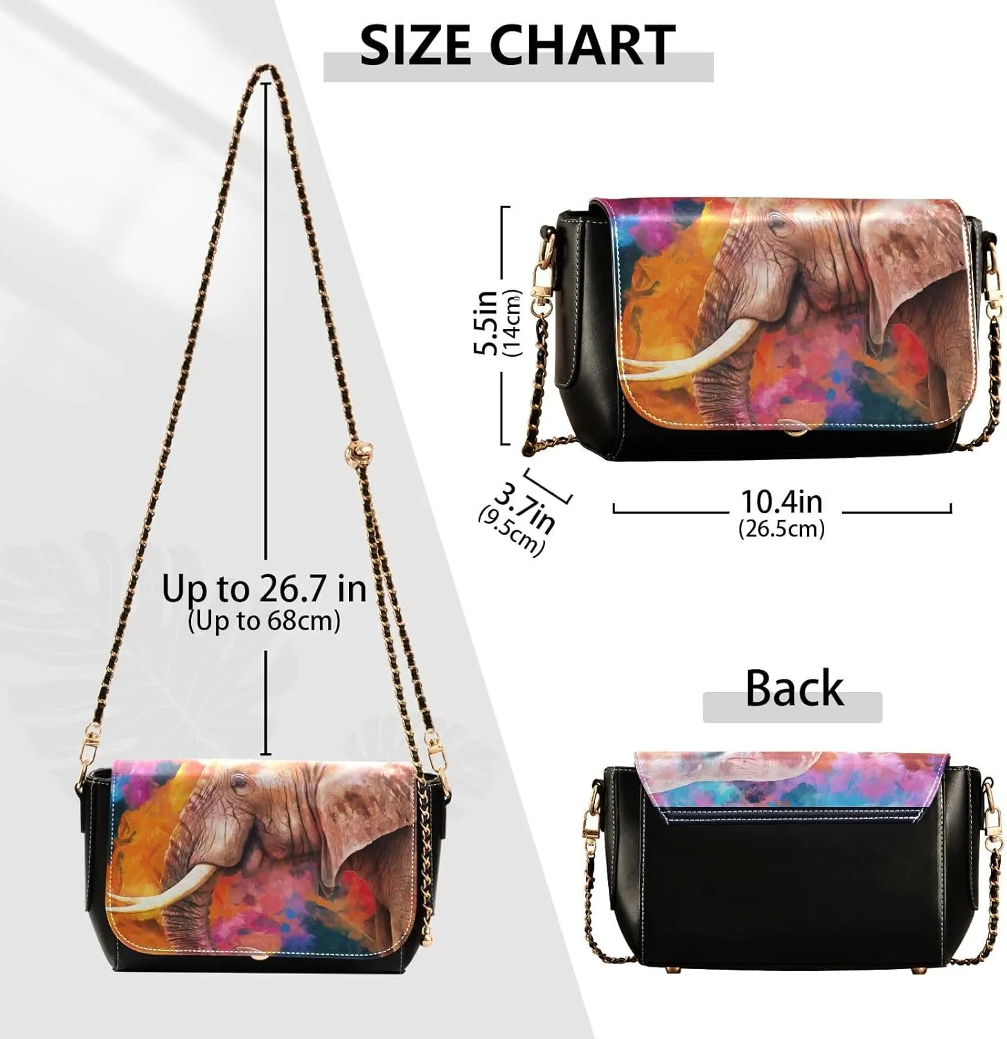 Crossbody Bags for Women Trendy Women's Black Shoulder Bag Small PU Leather Flap Cross Body Bag Handbags