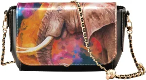Crossbody Bags for Women Trendy Women's Black Shoulder Bag Small PU Leather Flap Cross Body Bag Handbags