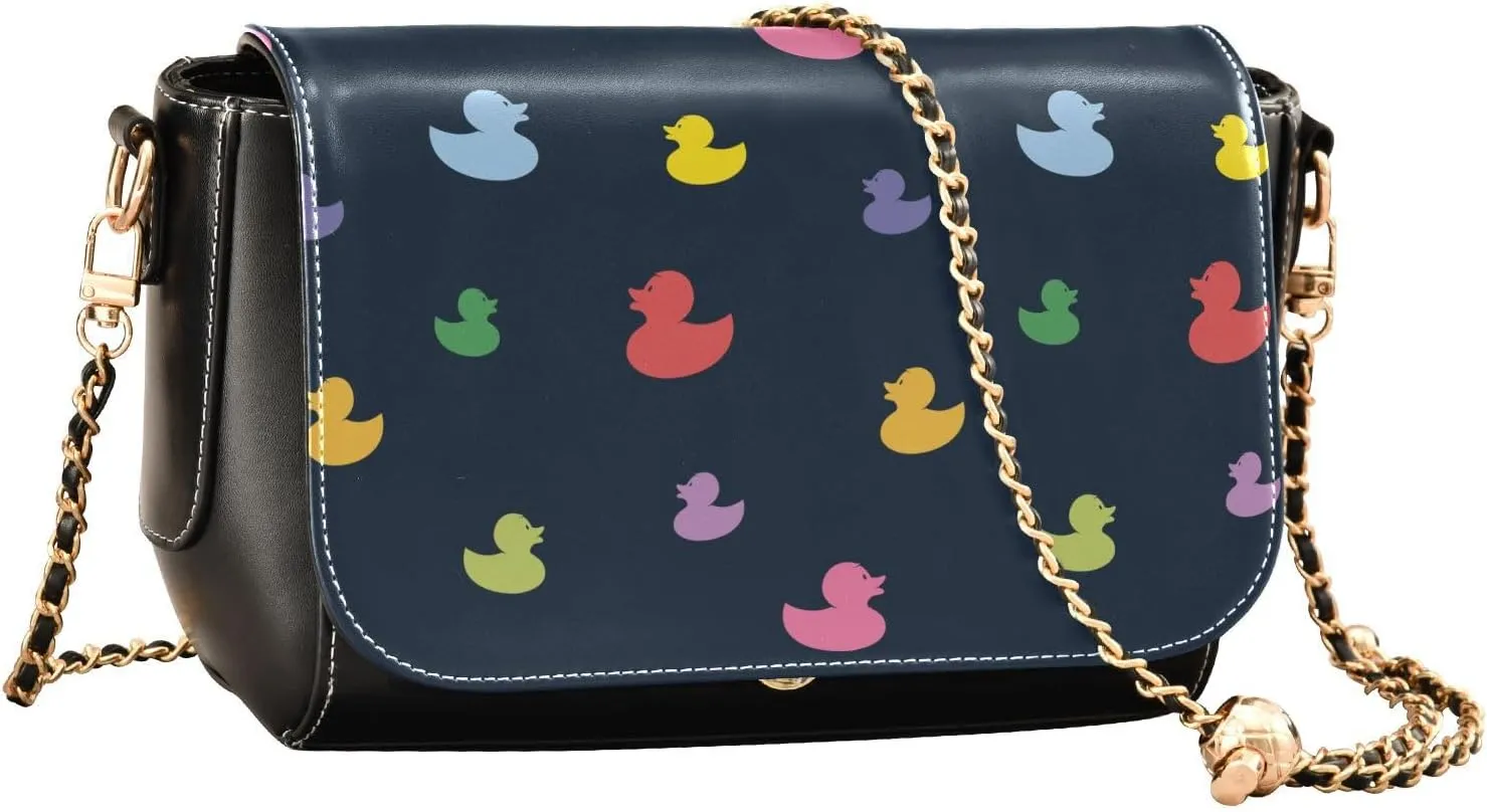 Crossbody Bags for Women Trendy Women's Black Shoulder Bag Small PU Leather Flap Cross Body Bag Handbags