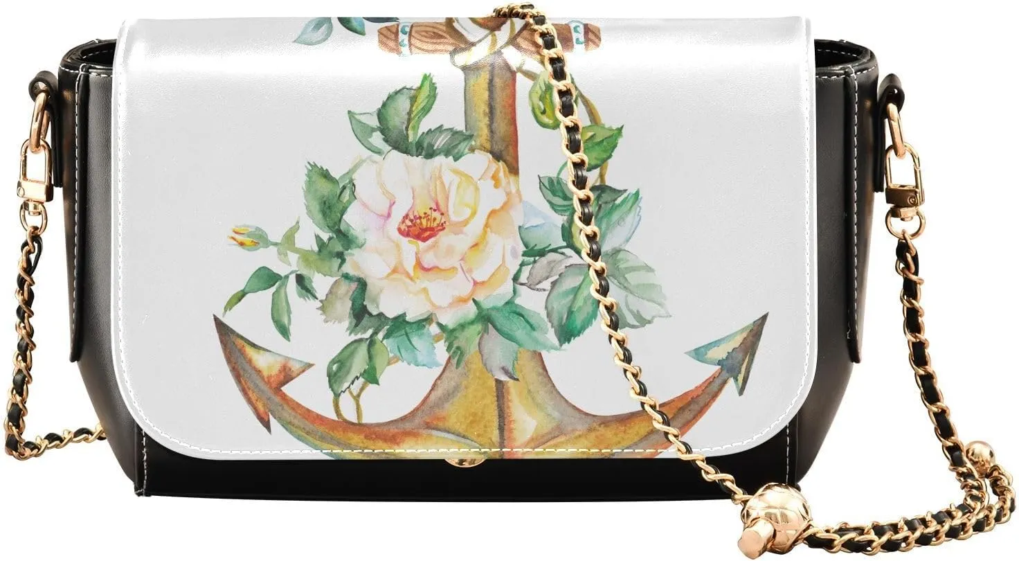 Crossbody Bags for Women Trendy Women's Black Shoulder Bag Small PU Leather Flap Cross Body Bag Handbags