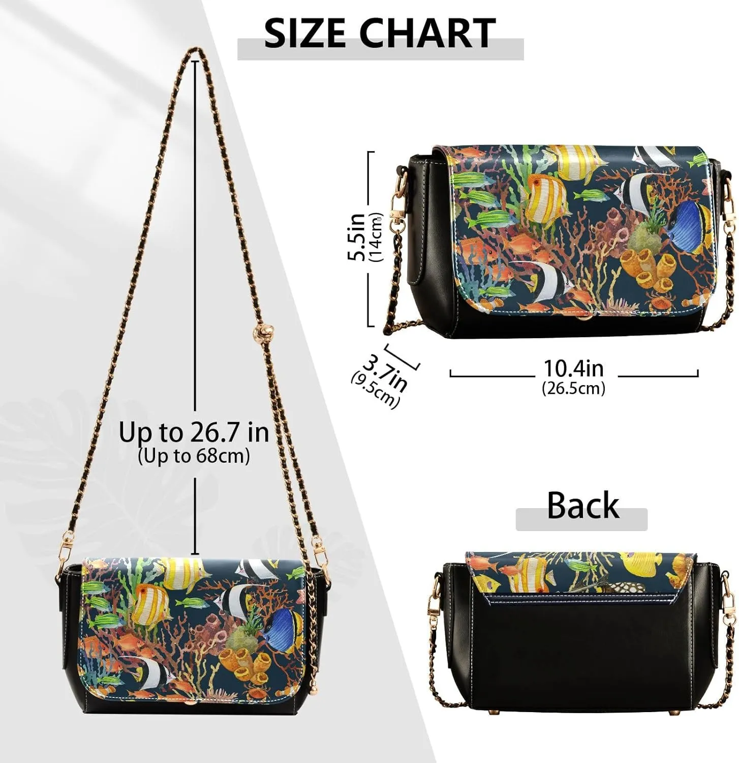 Crossbody Bags for Women Trendy Women's Black Shoulder Bag Small PU Leather Flap Cross Body Bag Handbags