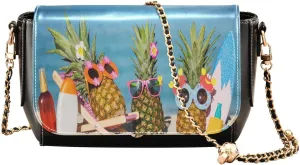 Crossbody Bags for Women Trendy Women's Black Shoulder Bag Small PU Leather Flap Cross Body Bag Handbags