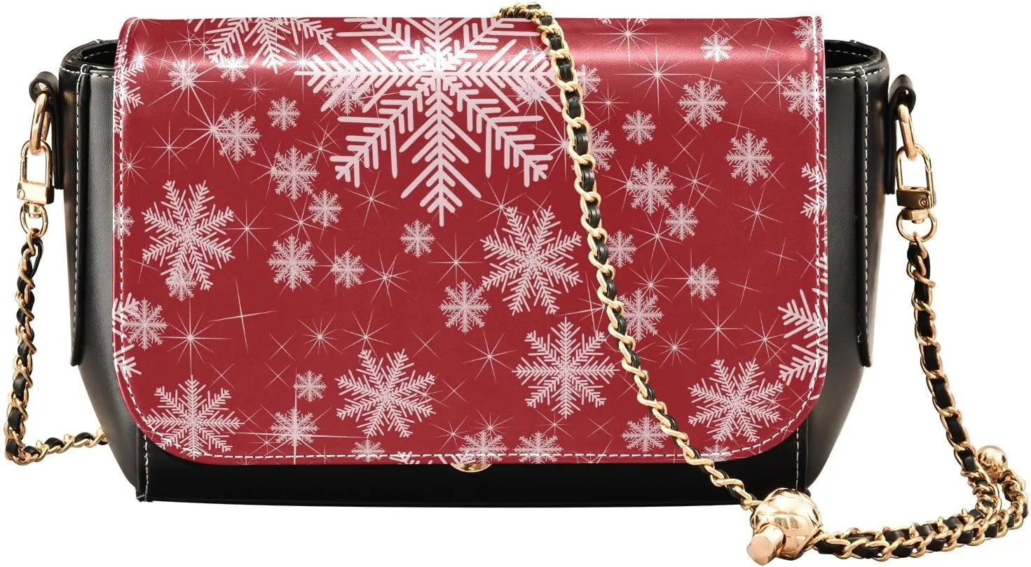 Crossbody Bags for Women Trendy Women's Black Shoulder Bag Small PU Leather Flap Cross Body Bag Handbags